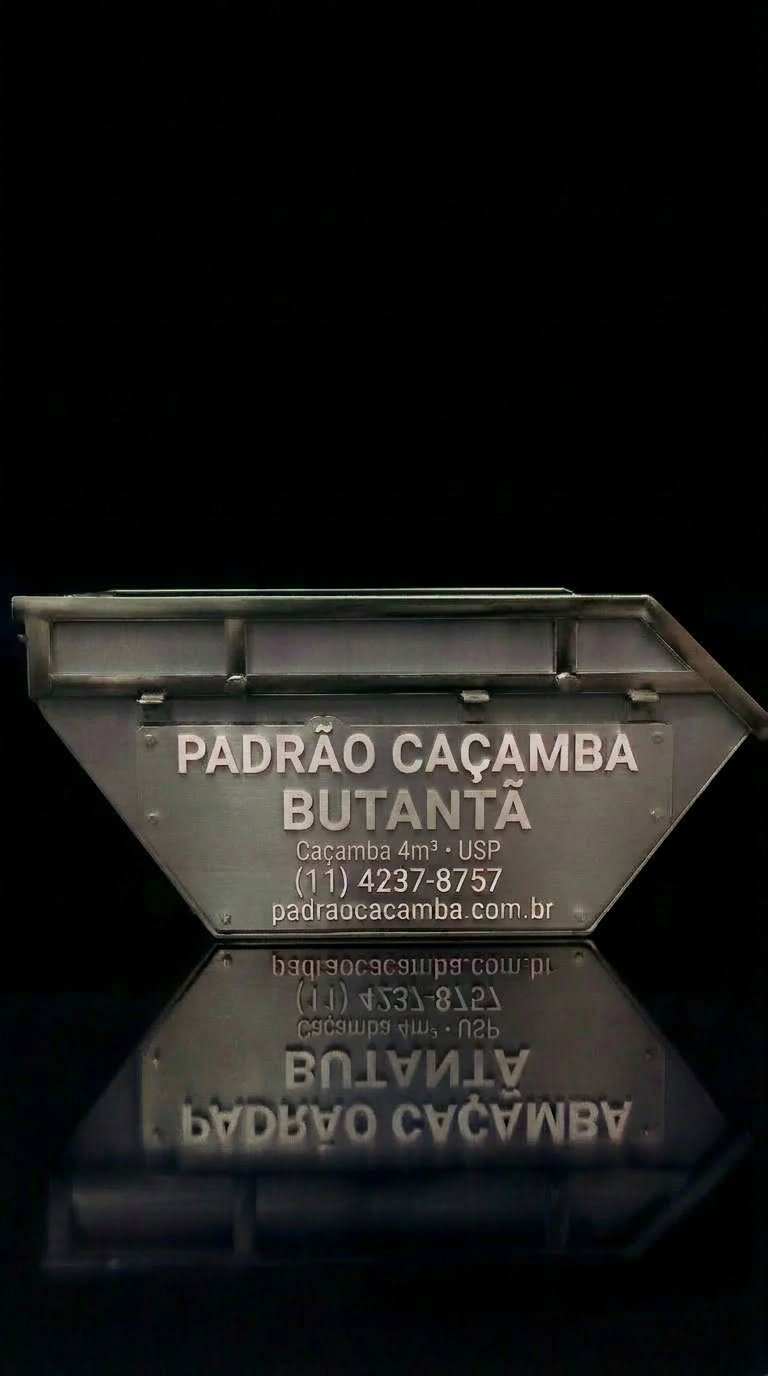 Caçamba 4m³ em Butantã SP — Padrão Caçamba