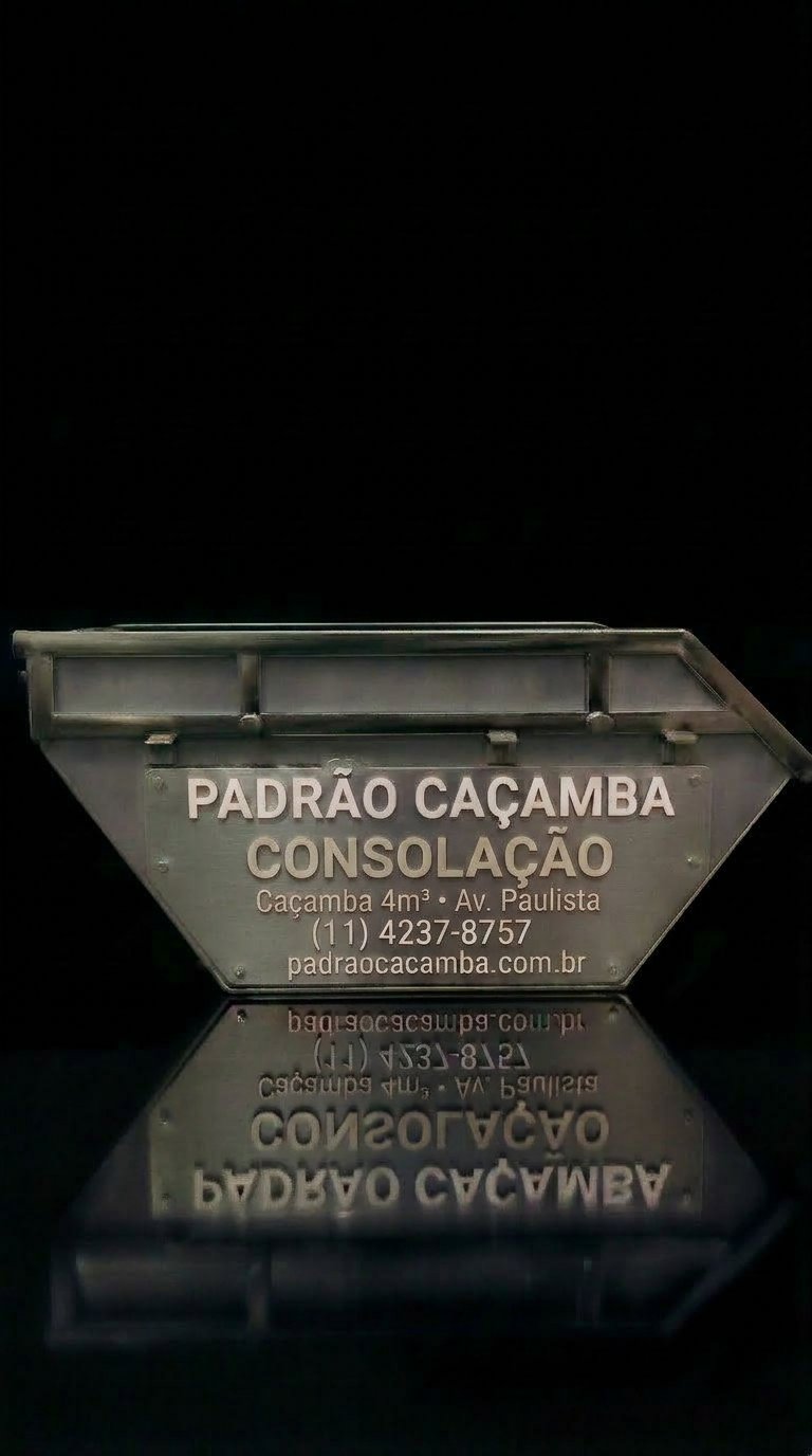 Caçamba 4m³ em Consolação SP — Padrão Caçamba