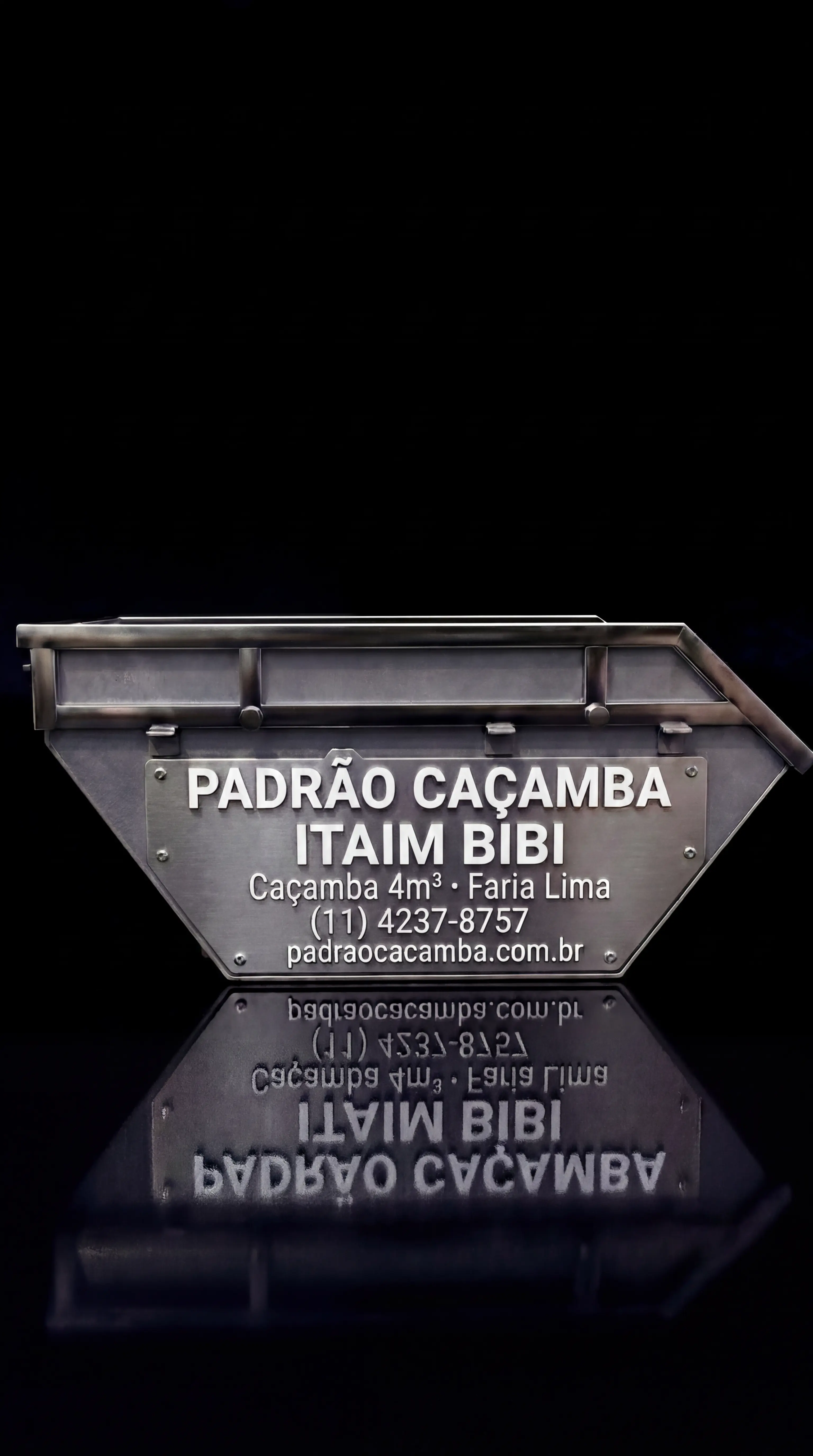 Caçamba 4m³ em Itaim Bibi SP — Padrão Caçamba