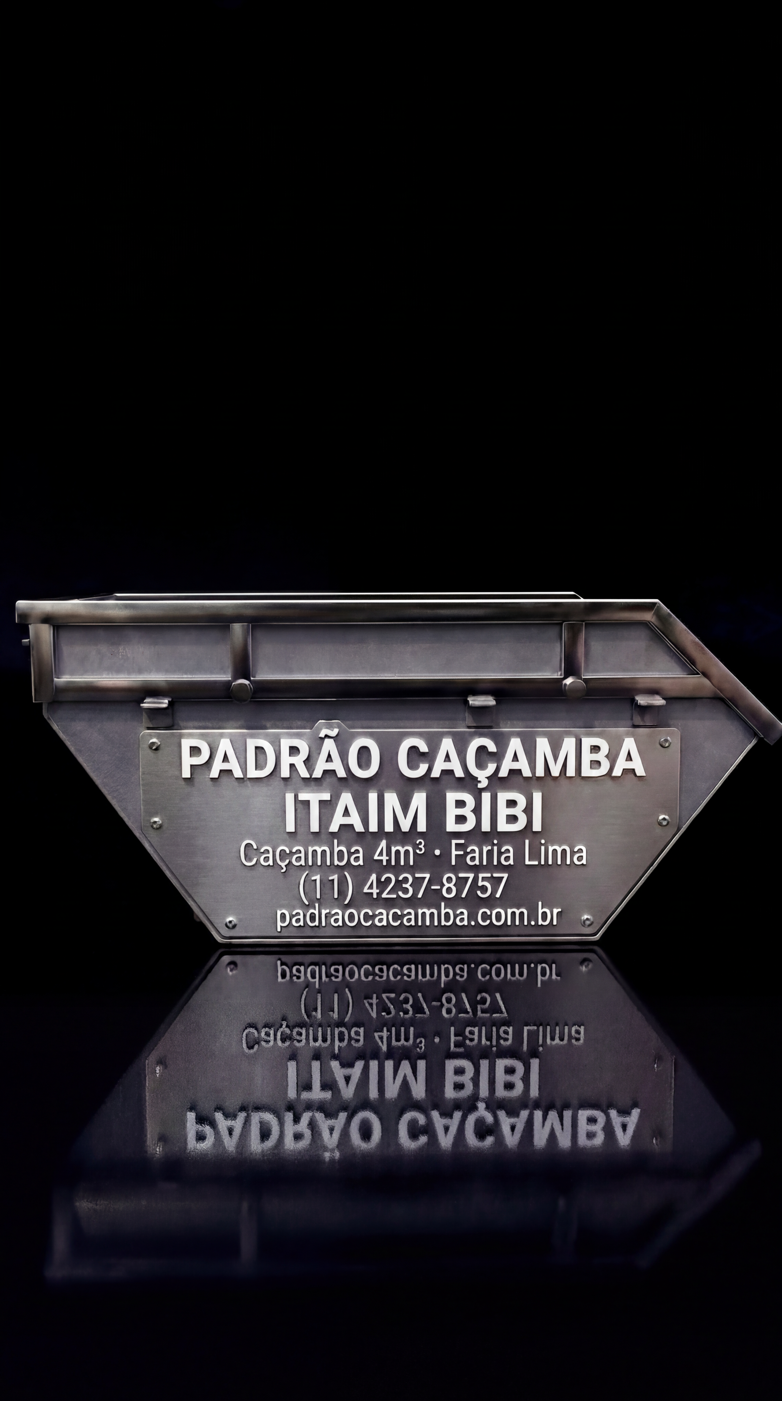 Caçamba 4m³ em Itaim Bibi SP — Padrão Caçamba