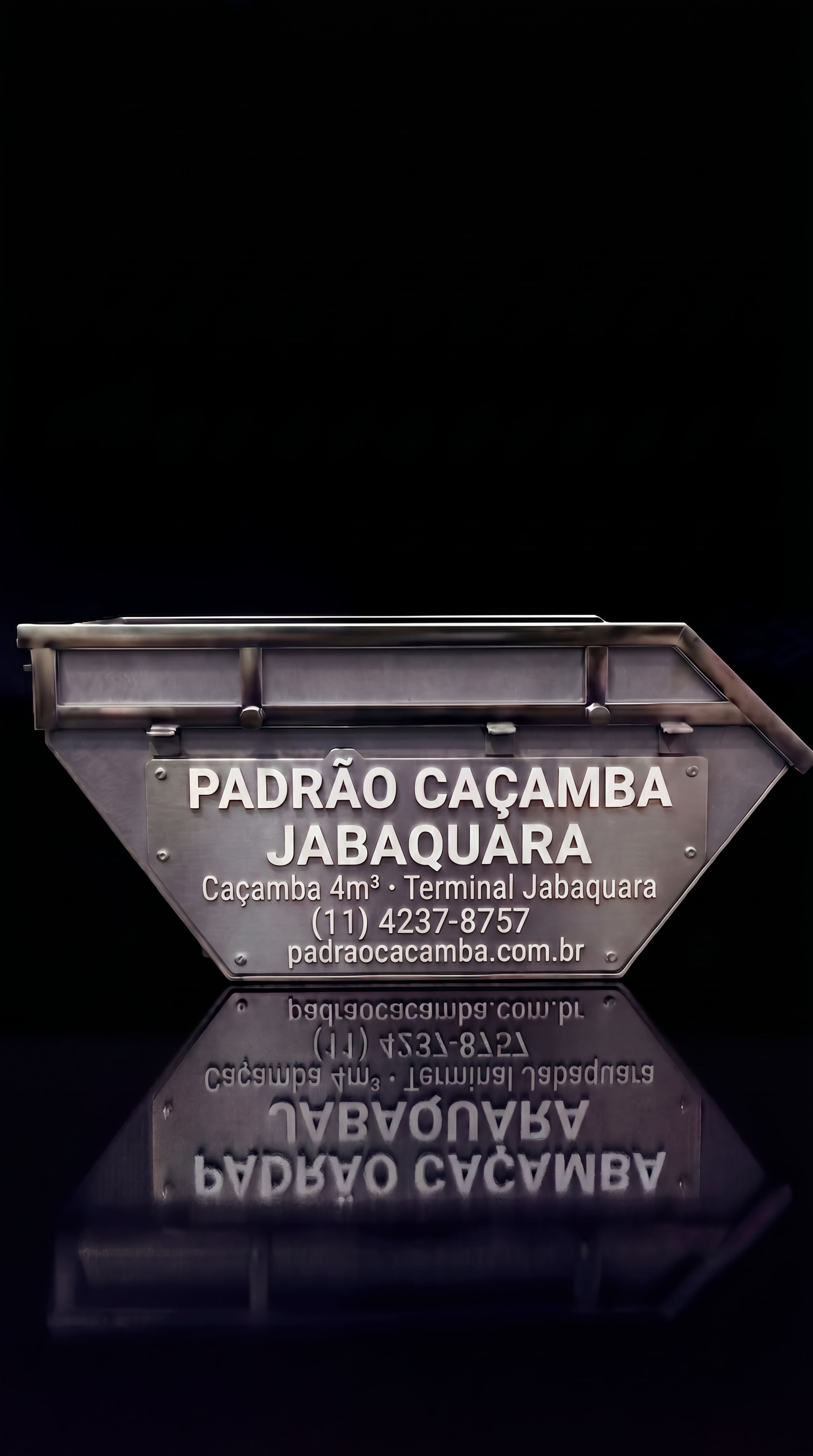 Caçamba 4m³ em Jabaquara SP — Padrão Caçamba