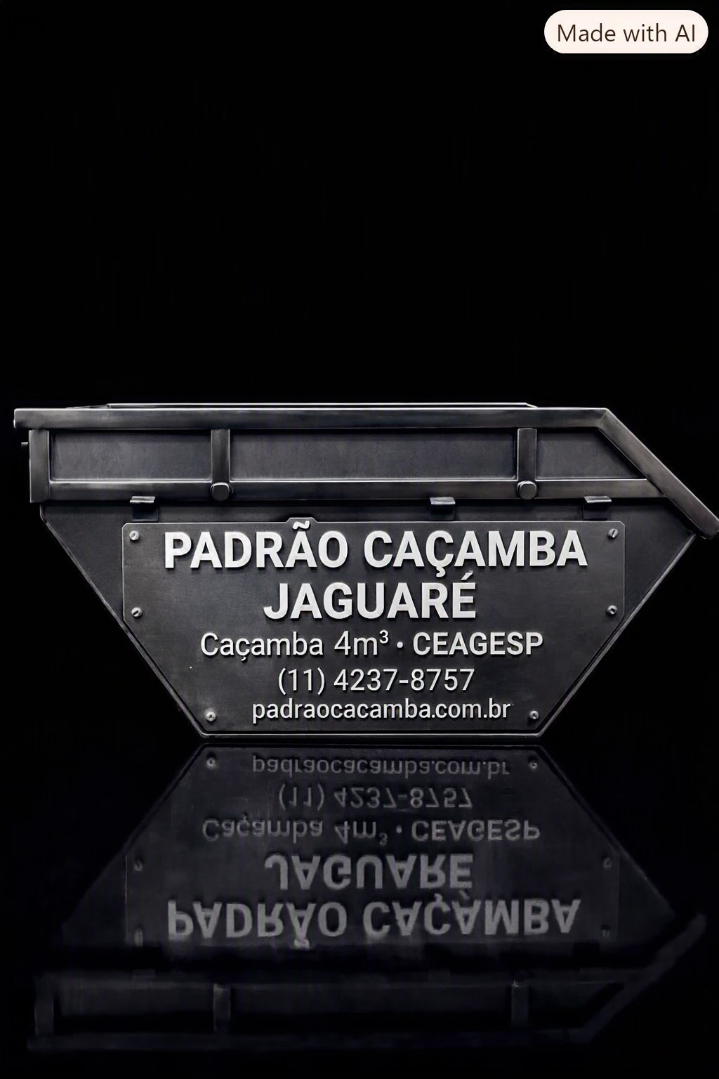 Caçamba 4m³ em Jaguaré SP — Padrão Caçamba