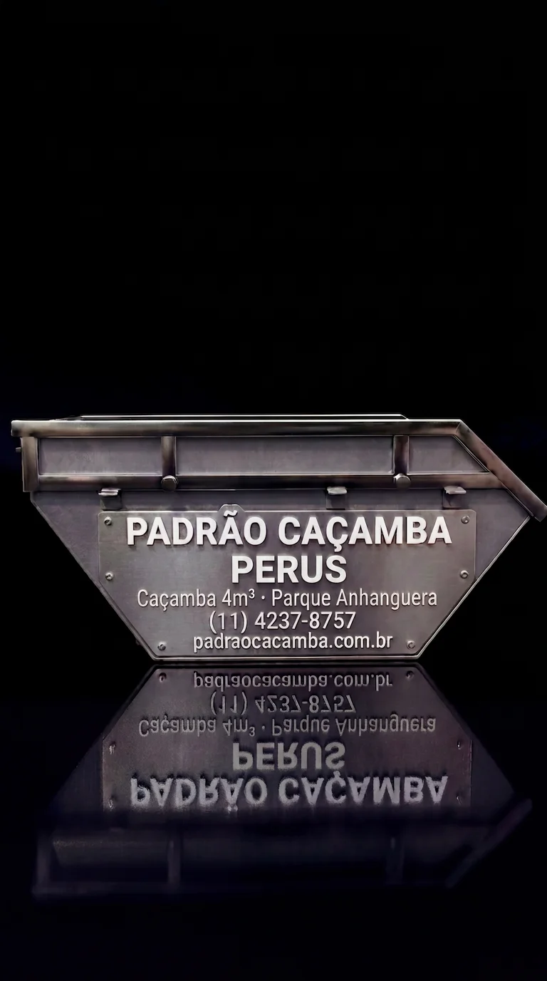 Caçamba 4m³ em Perus SP — Padrão Caçamba
