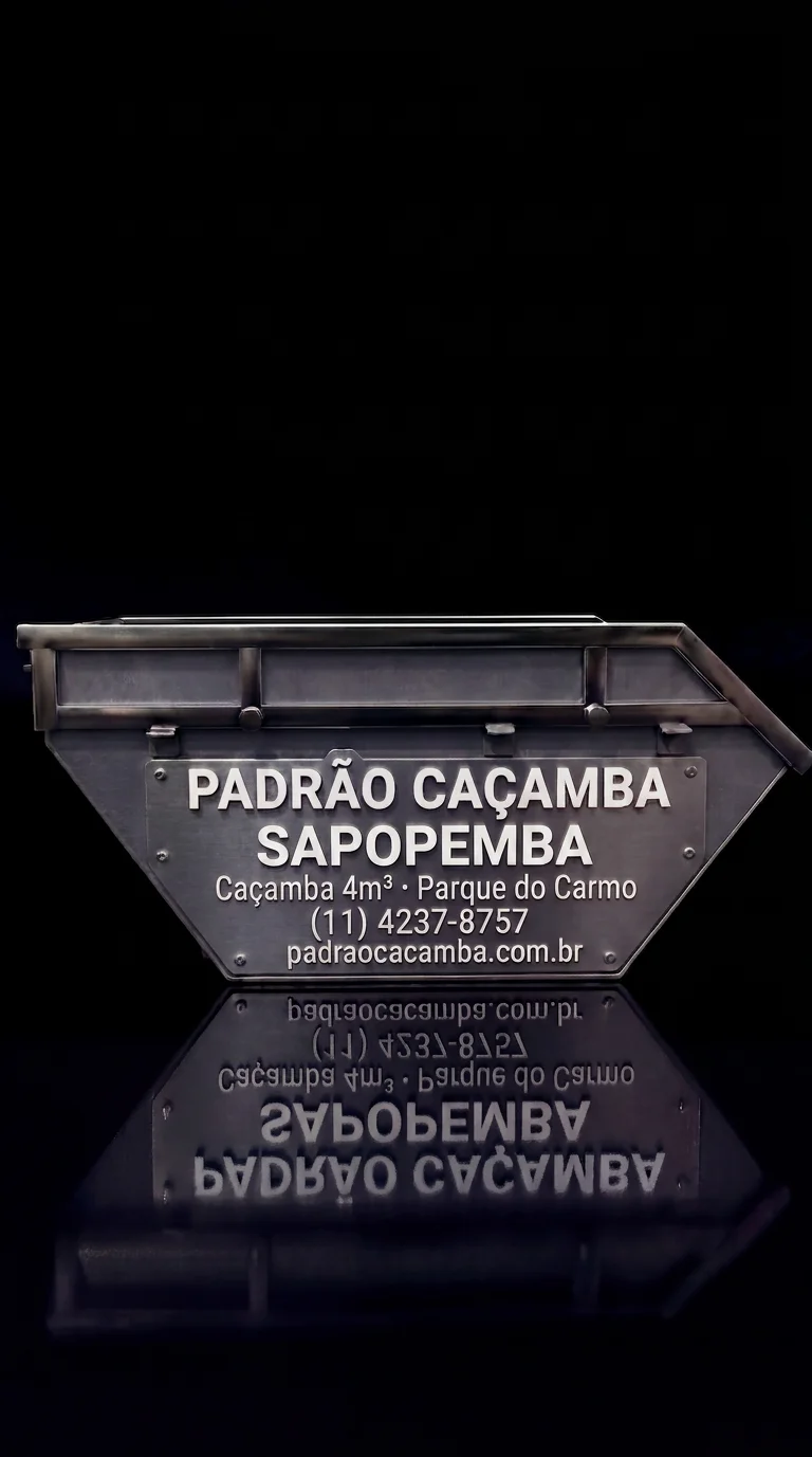 Caçamba 4m³ em Sapopemba SP — Padrão Caçamba