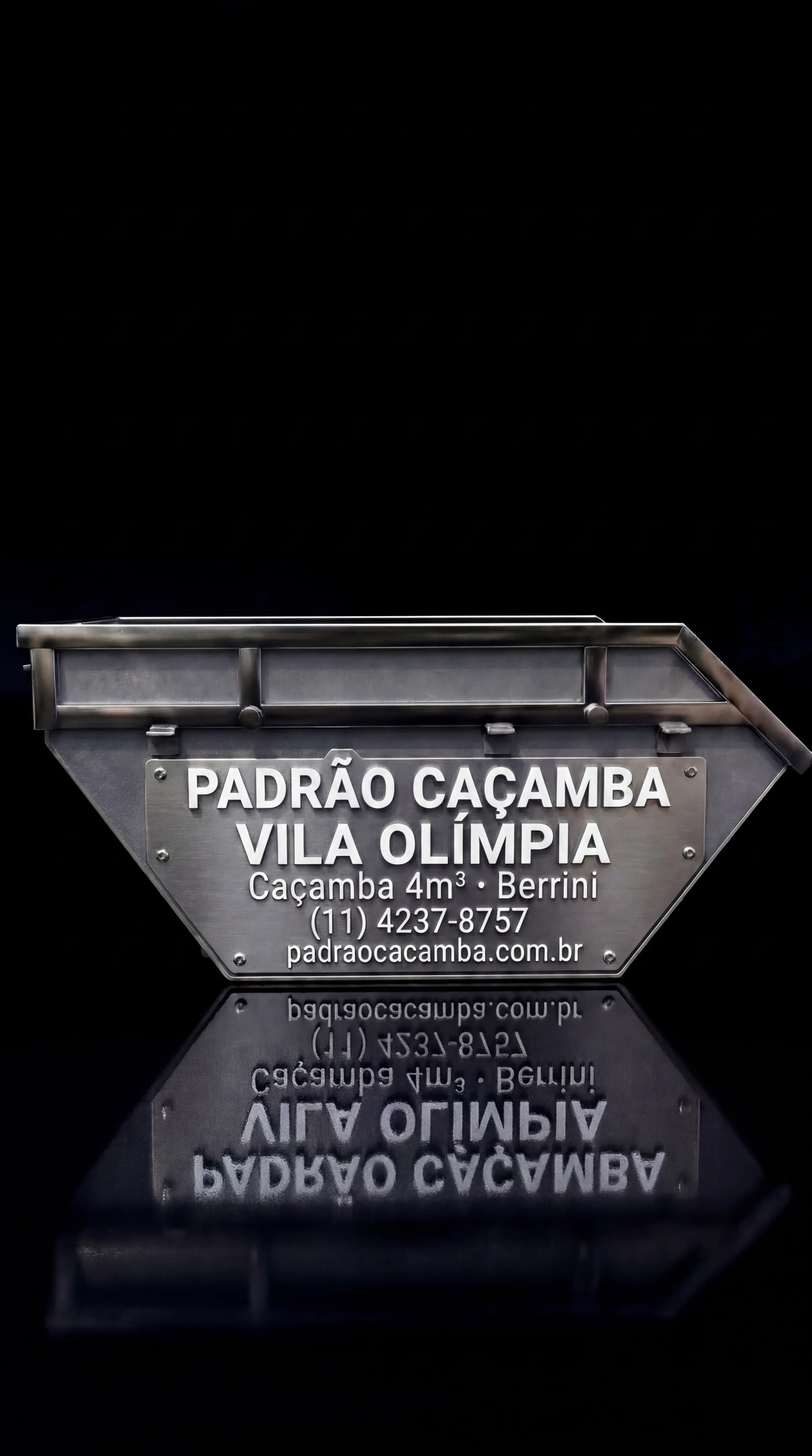 Caçamba 4m³ em Vila Olímpia SP — Padrão Caçamba