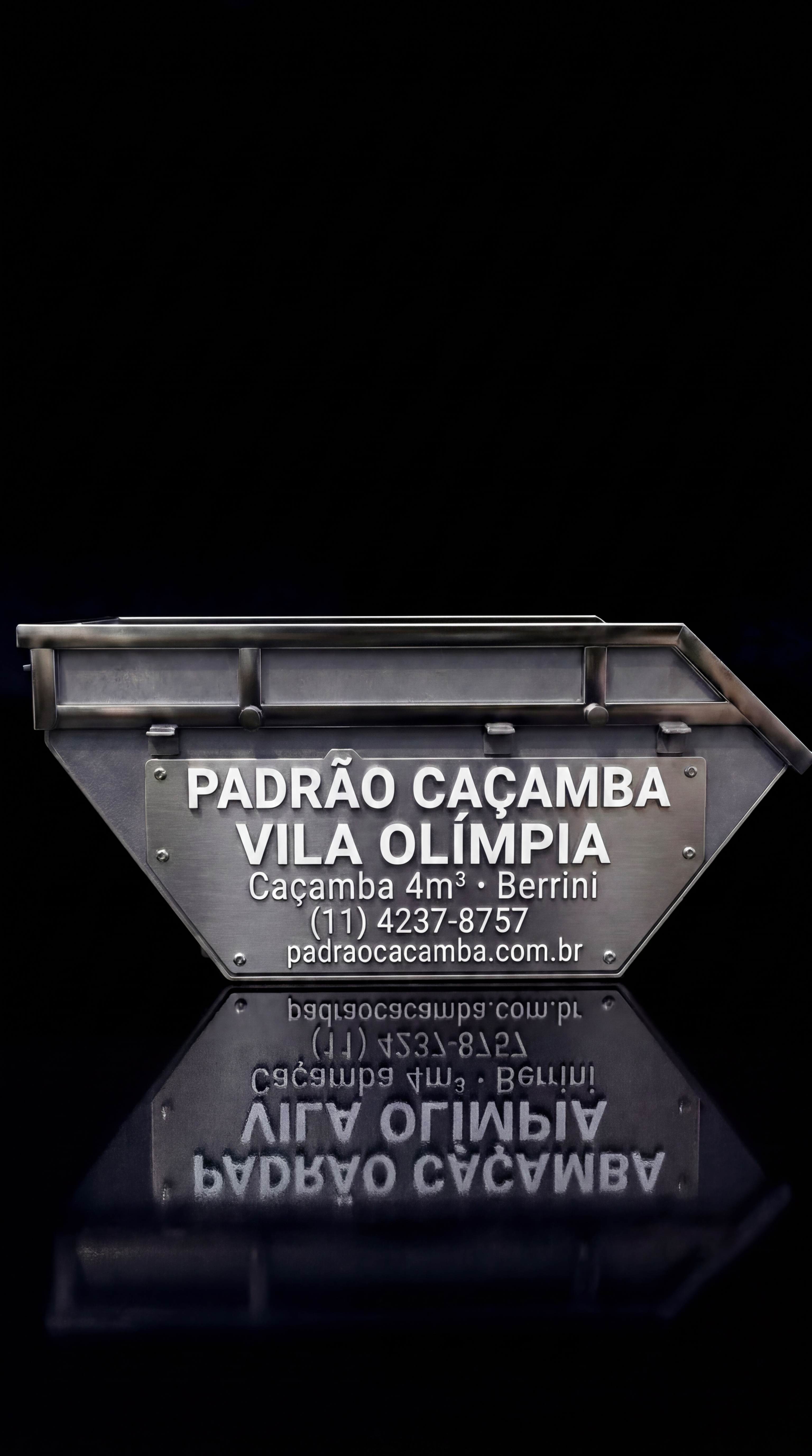 Caçamba 4m³ em Vila Olímpia SP — Padrão Caçamba