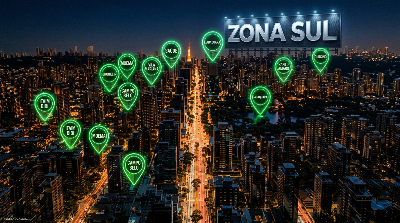 Caçamba 4m³ Zona Sul SP — Padrão Caçamba — cobertura total